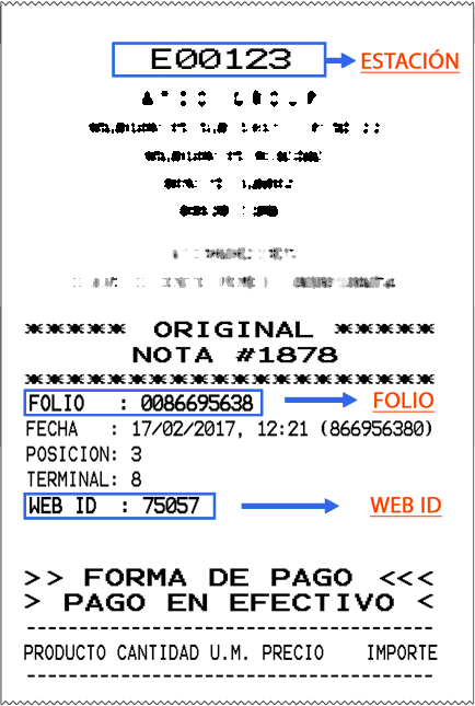 Ejemplo Ticket